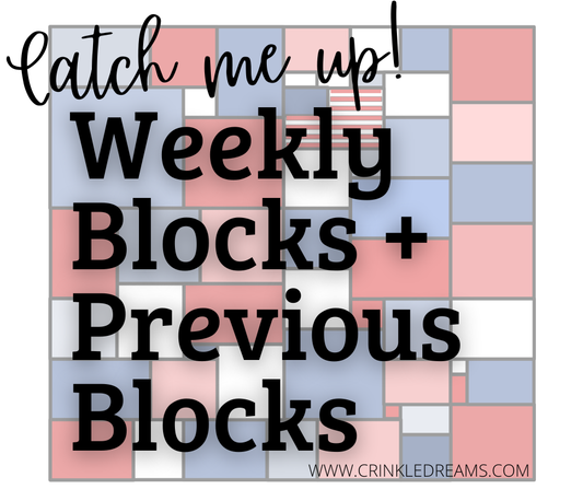 Quarter Millennial Quilt Block-of-the-Week sew along