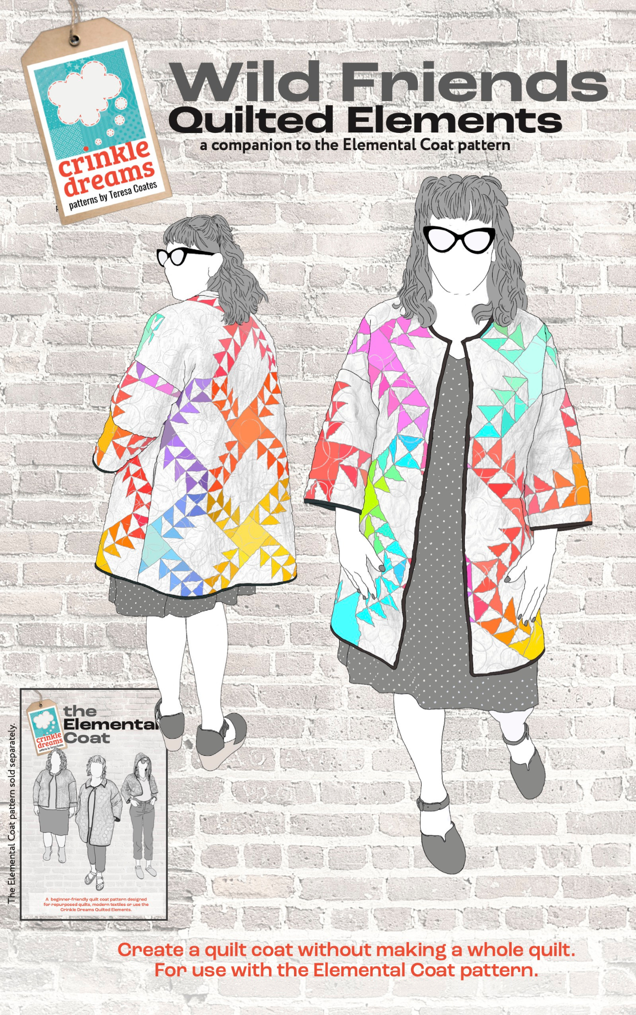 Wild Friends Quilted Elements