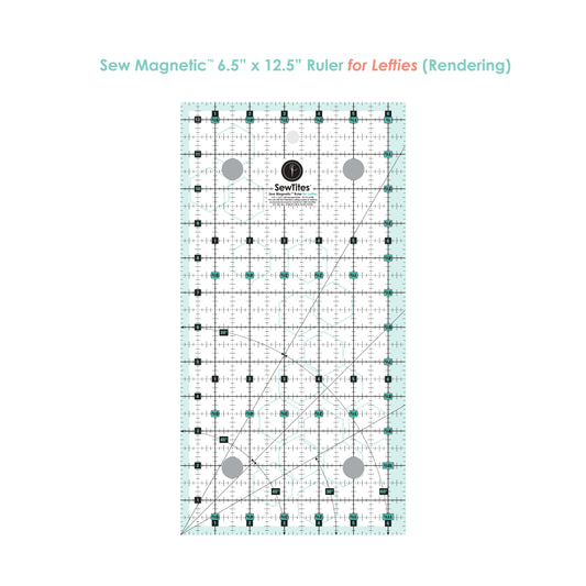 Sew Magnetic 6.5" x 12.5" Ruler