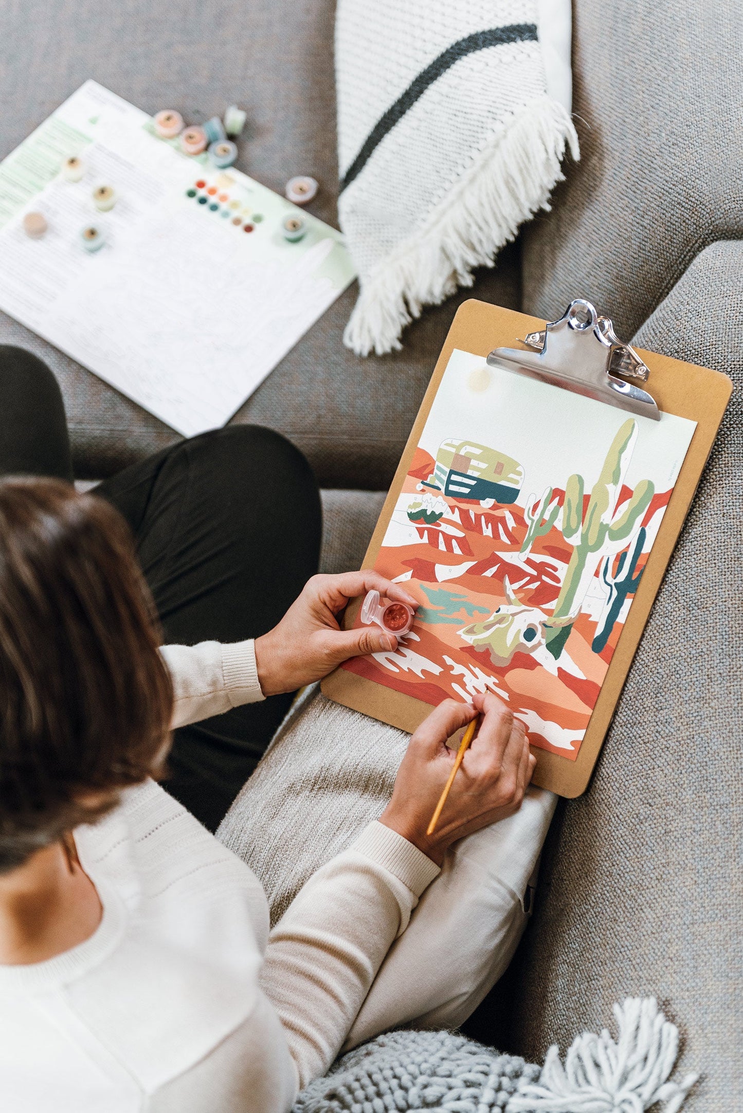 Desertscape | 8x10 paint-by-number kit