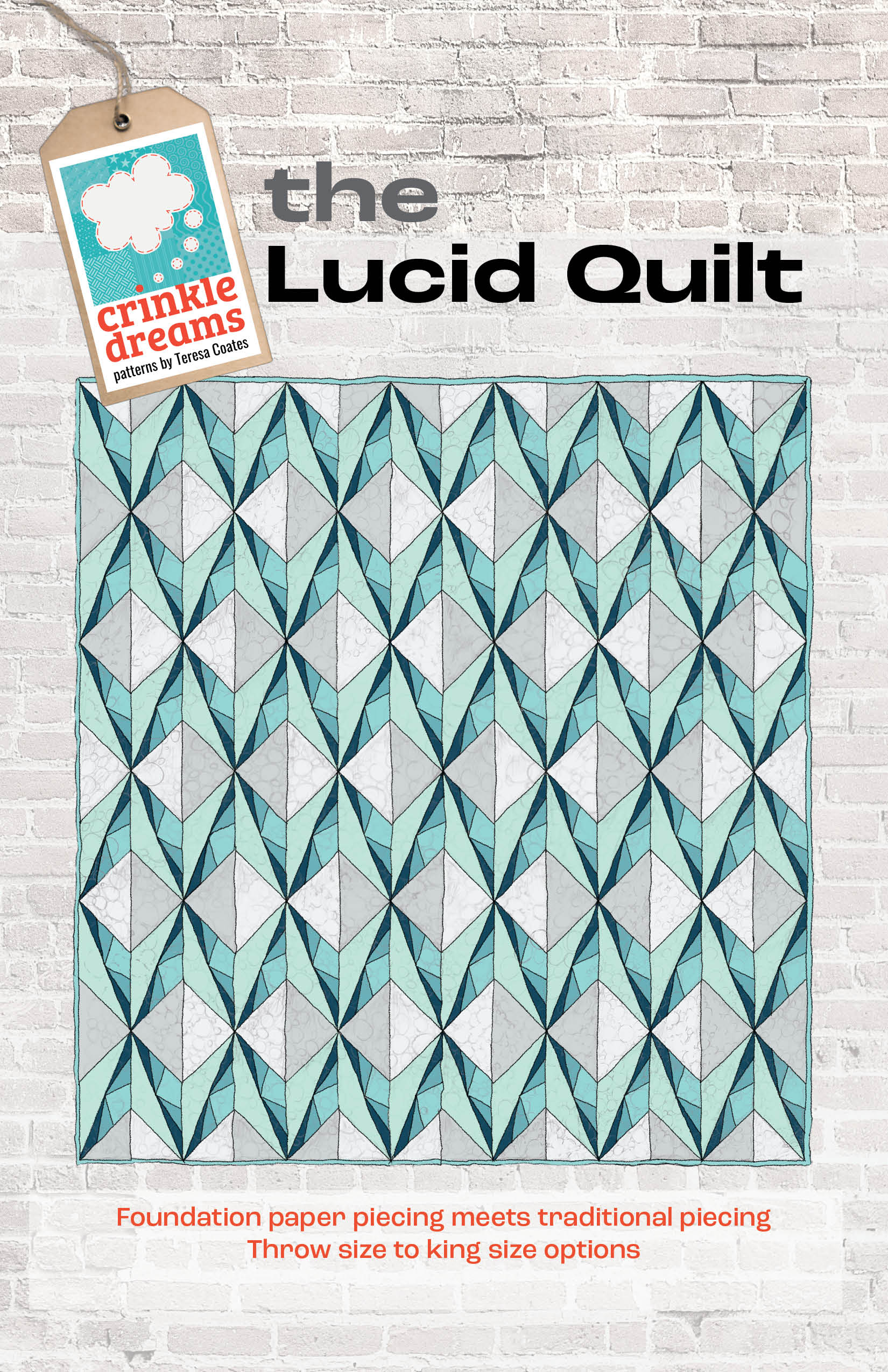 Lucid Quilt pattern – Crinkle Dreams