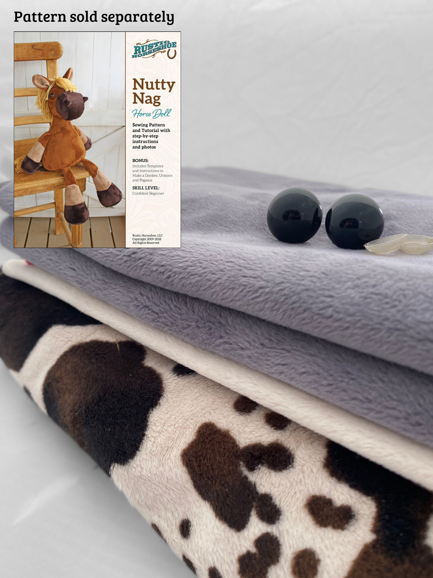 Nutty Nag fabric kit