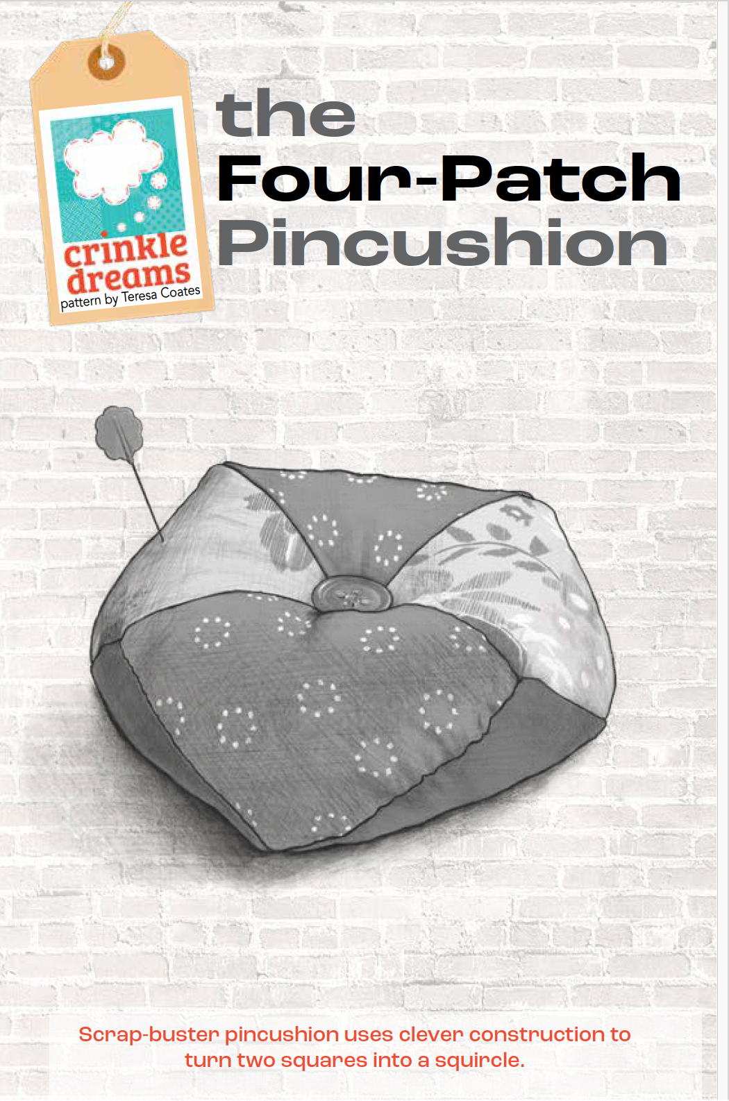 Four-Patch Pincushion sewing pattern