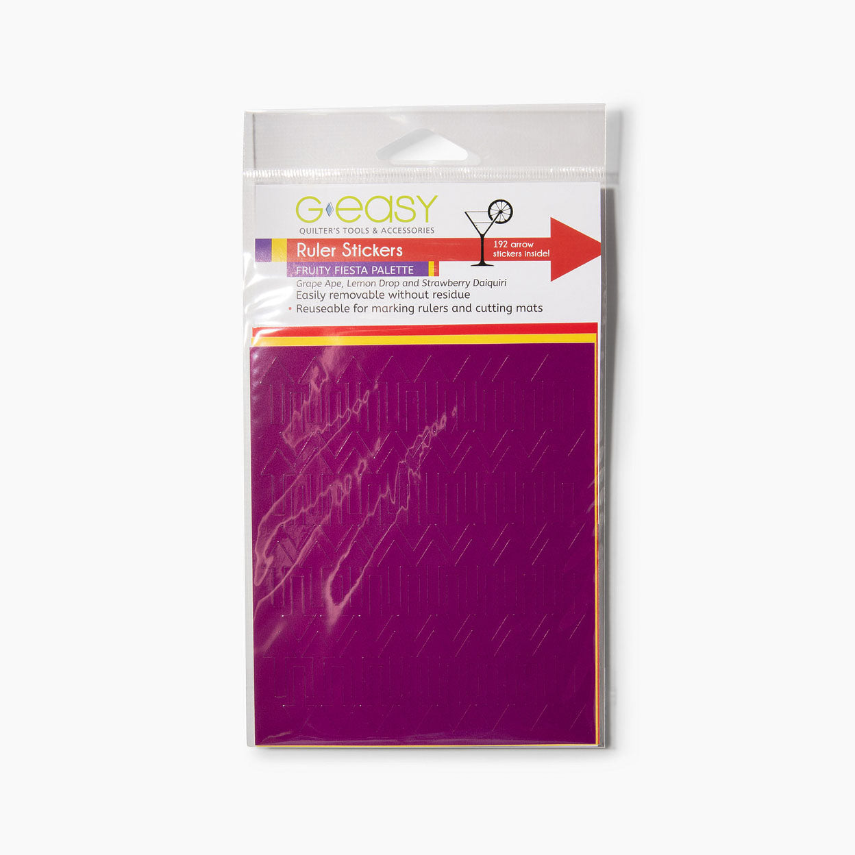 GEasy Ruler Stickers - Fruity Fiesta palette GE-1101 – Crinkle Dreams